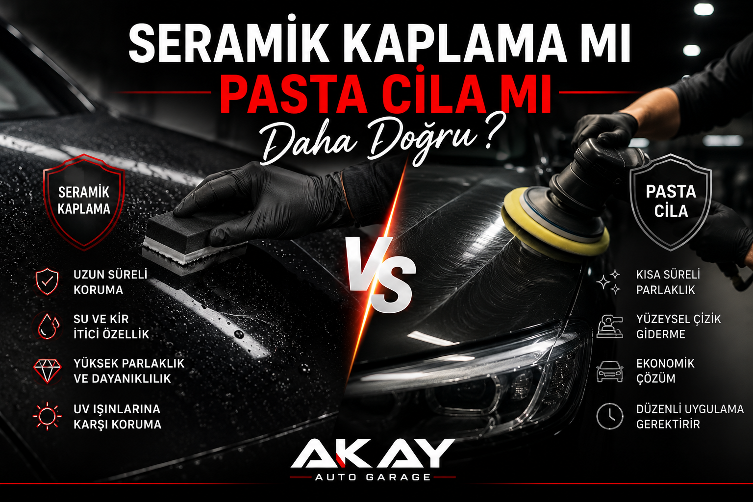 Seramik Kaplama mı Pasta Cila mı Daha Doğru?